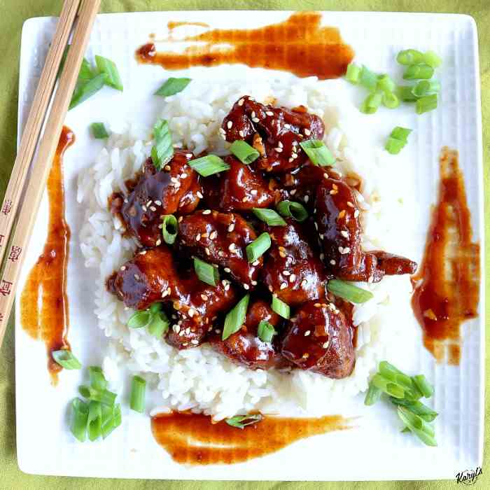 Baked General Tso's Chicken