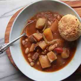 Butternut Squash and Roast Beef Chilli