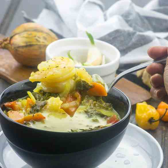 Coconut shrimp soup