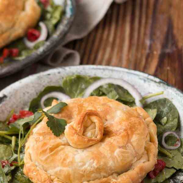 savory chicken pie