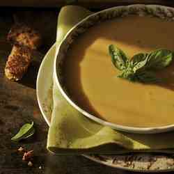 Classic Tomato Soup with Sage Croutons
