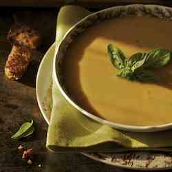 Classic Tomato Soup with Sage Croutons