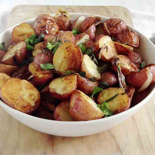 Herb-Roasted Potatoes and Onions