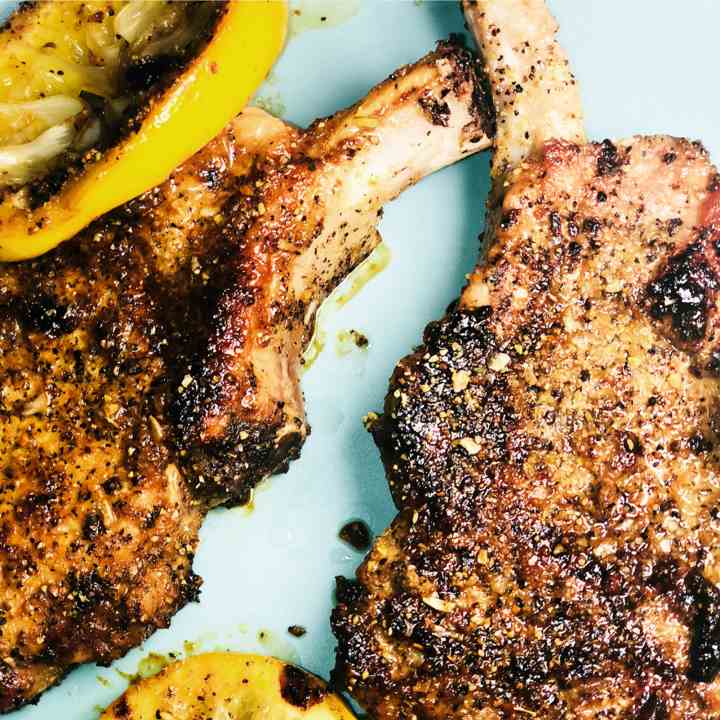 Lemon Pepper Pork Chops