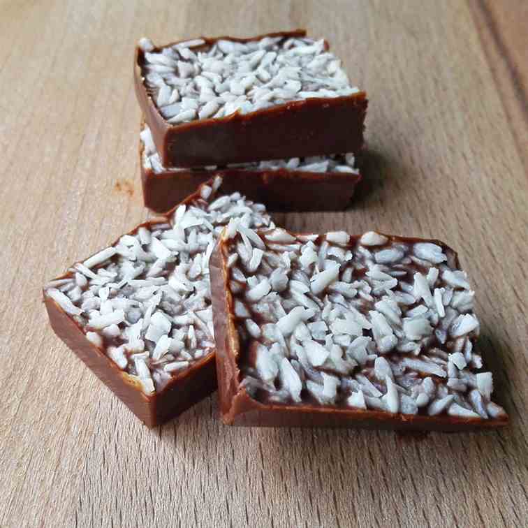 Melt-In-Your-Mouth Coconut Chocolate Fudge