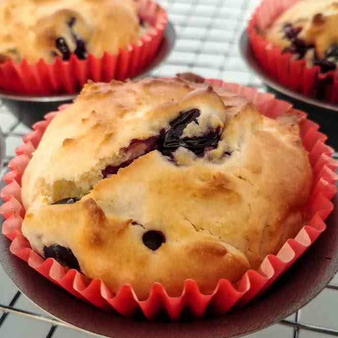 Blueberry Cream Cheese Muffins