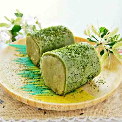 Sweet Potato Green Tea Pancake Roll