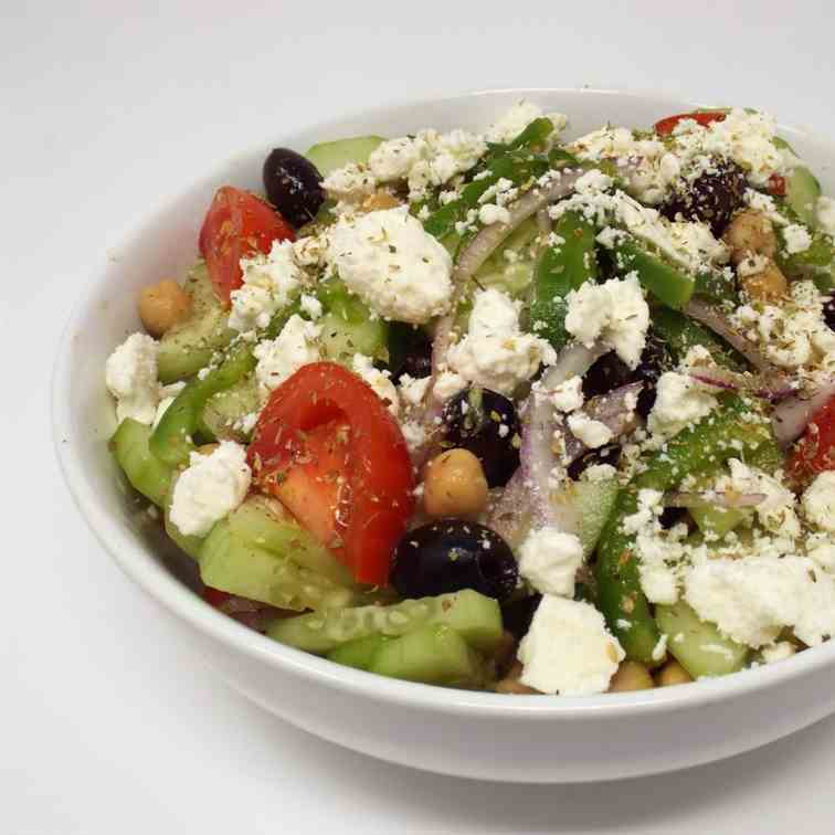 Greek Chickpea Salad