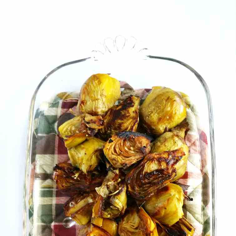 Roasted Artichoke Hearts