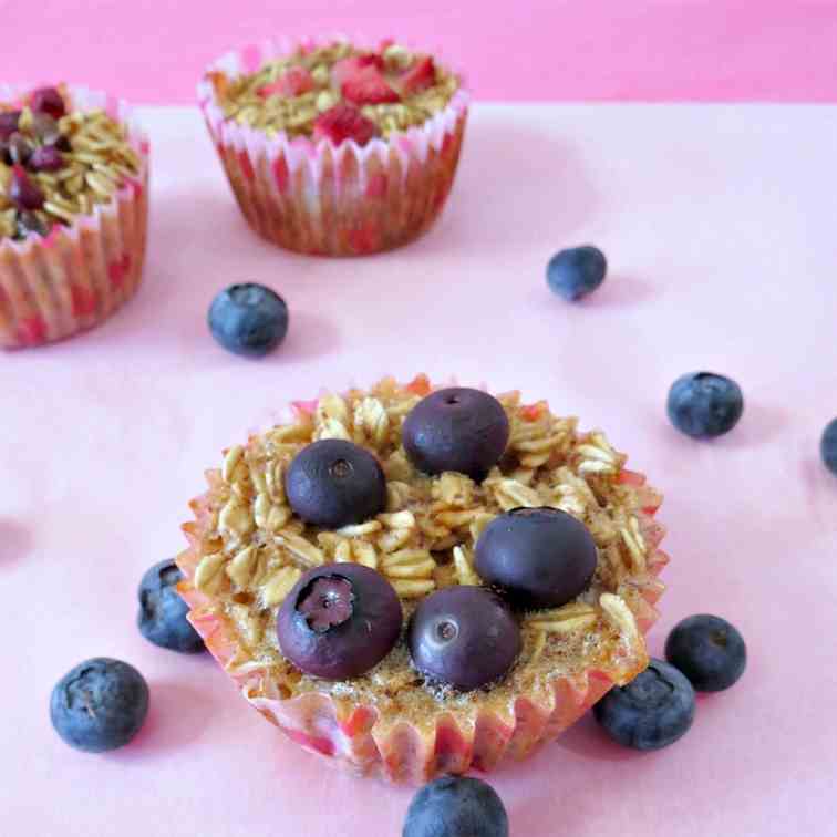 Individual Baked Oatmeal Cups