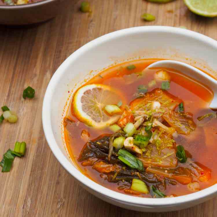Kimchi Soup with Chicken