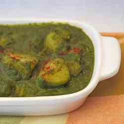 Aloo Palak (Potato Spinach Curry)