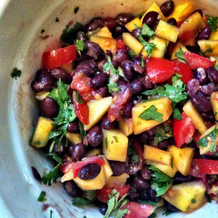 Mango and Black Bean Salsa