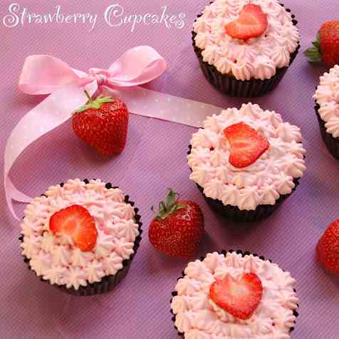 Strawberry Cupcakes