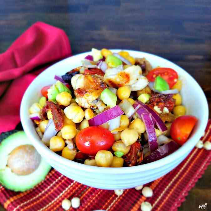 Chicken Chickpea Salad