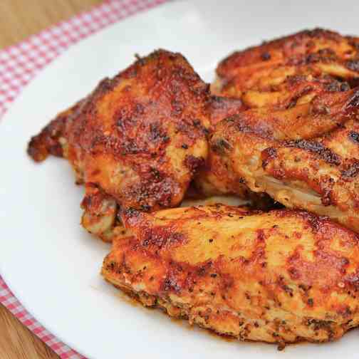 Grilled Chicken With Orange Barbecue Sauce