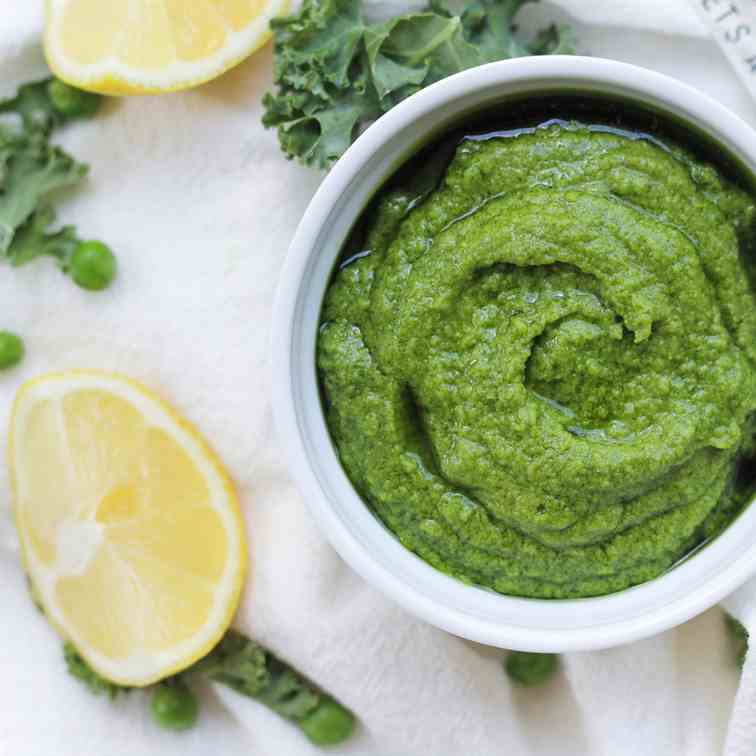 5 Minute Pea Pesto