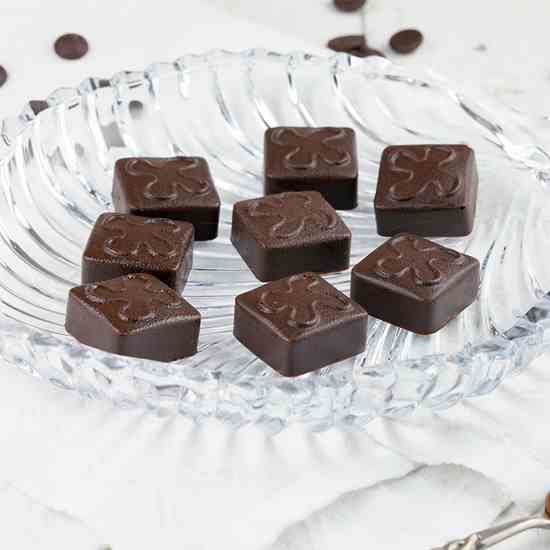 Make your own caramel filled chocolates