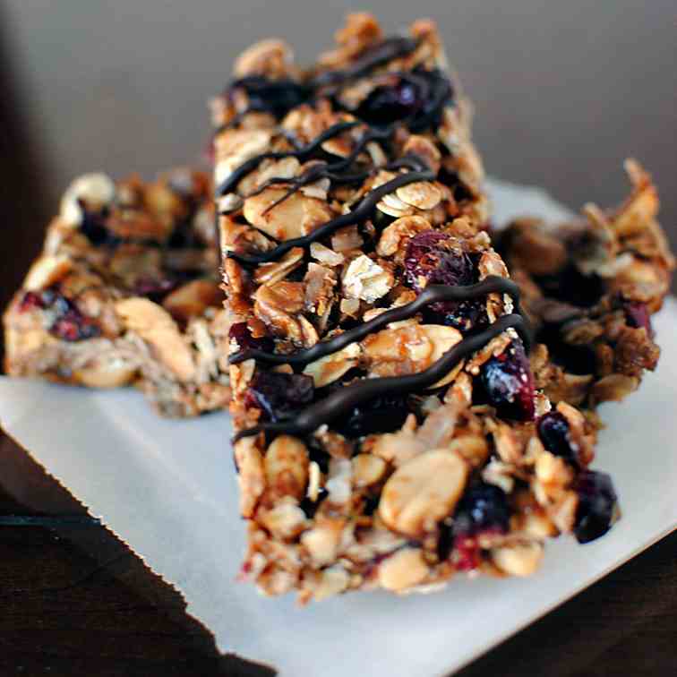 Nutella and Peanut Butter Granola