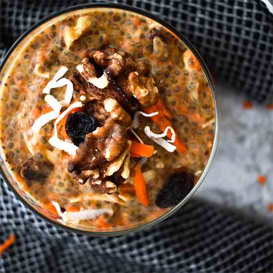 Carrot Cake Chia Pudding