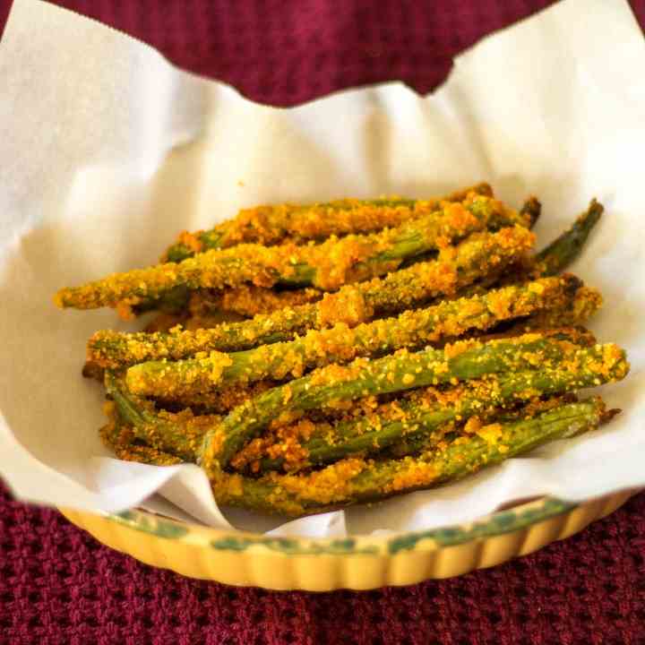 Oven Fried Green Beans