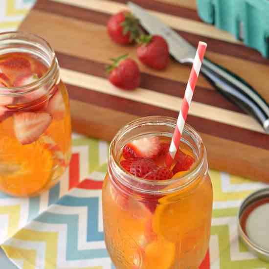 Chamomile Strawberry Orange Cold Brewed Te