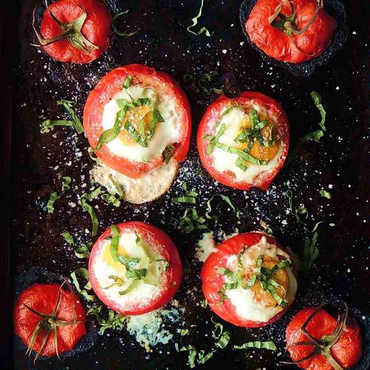 Baked Tomato Breakfast Cups