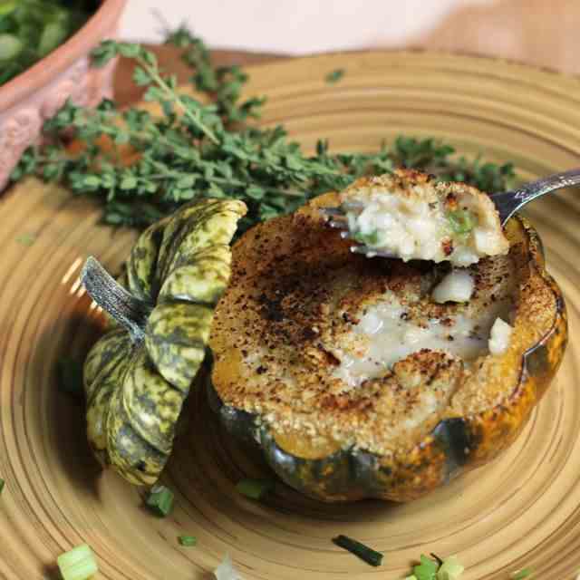 Risotto-Stuffed Squash