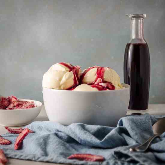 Red Wine Rhubarb Syrup