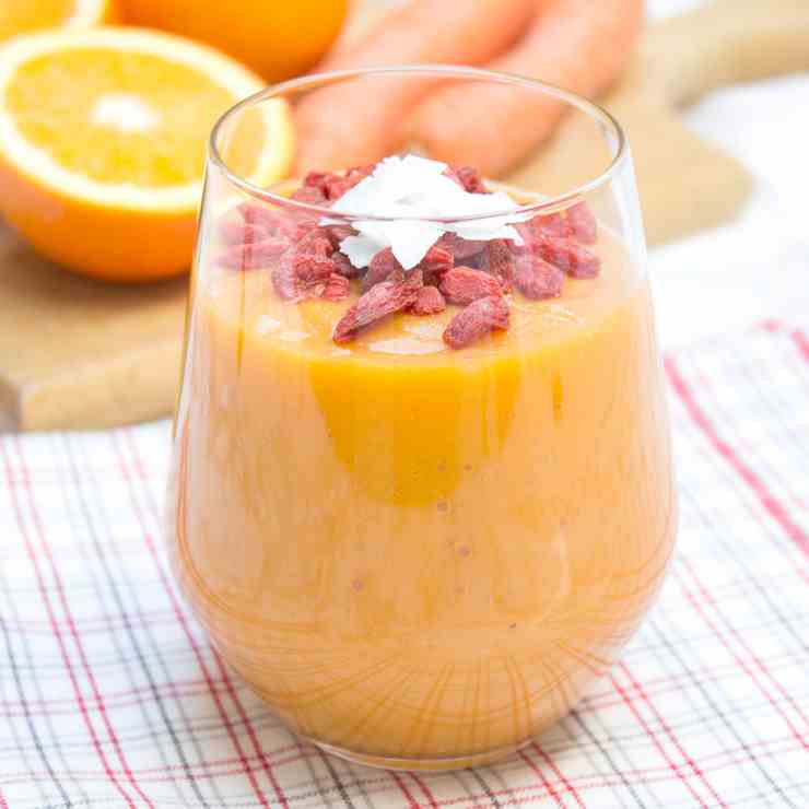 Orange Carrot Persimmon Smoothie