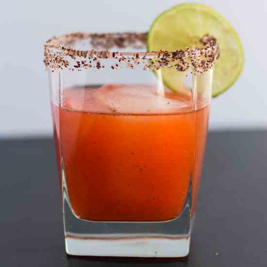 Strawberry Chipotle Margarita