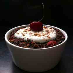 Black Forest Gâteau Baked Porridge