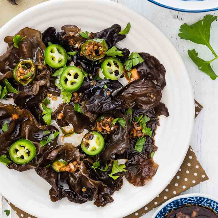 Wood Ear Mushroom Salad