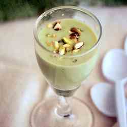 Avocado mousse pudding