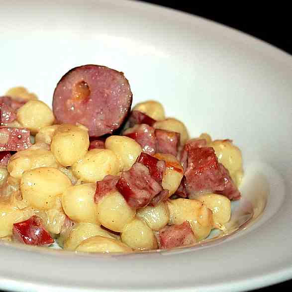 Gnocchi with Schueblig Cheese sauce