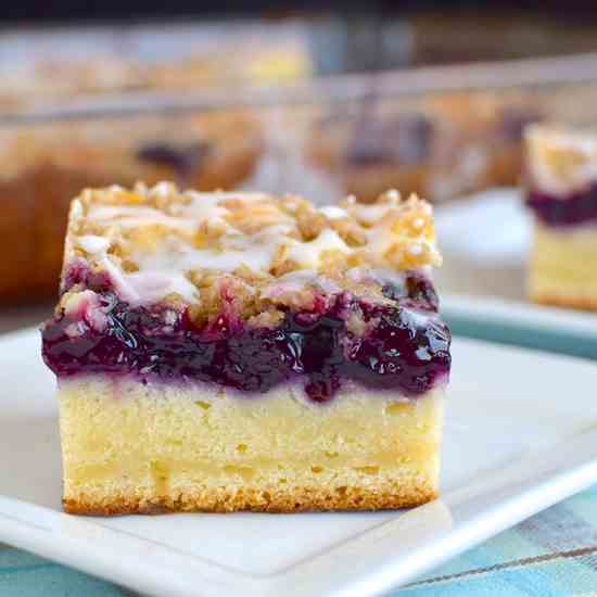 Blueberry Cream Coffee Cake