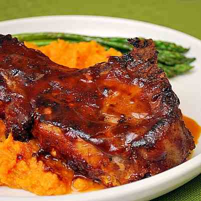 Skillet BBQ Pork Chops