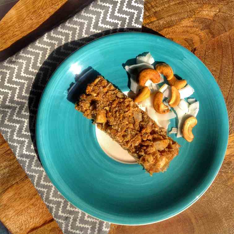 Gluten-Free Cashew Coconut Granola Bars