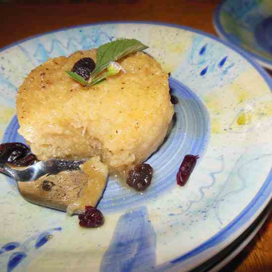 Haitian Cassava Pudding spiked with Dark R