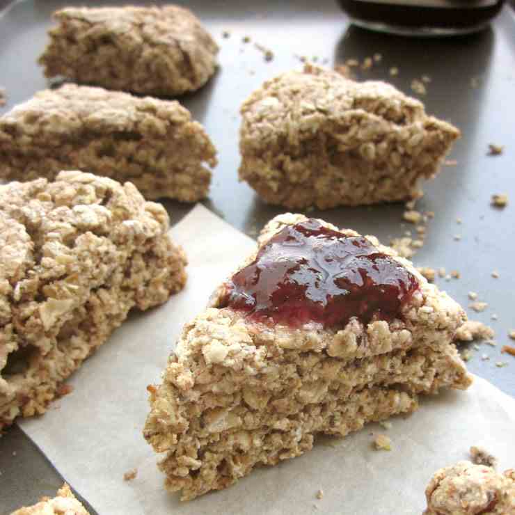 Oatmeal cookie scones