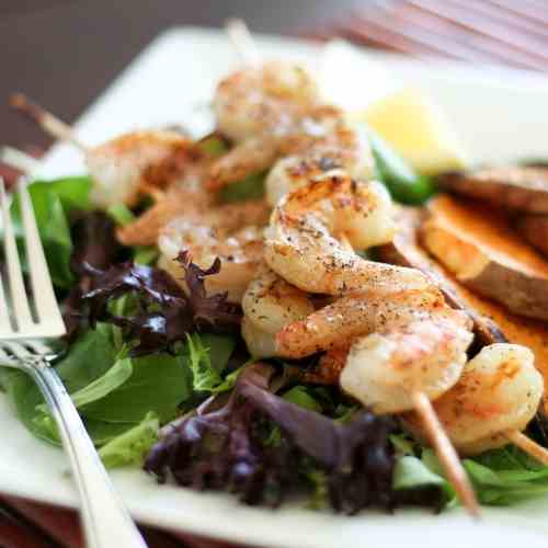 Simple Shrimp Skewers