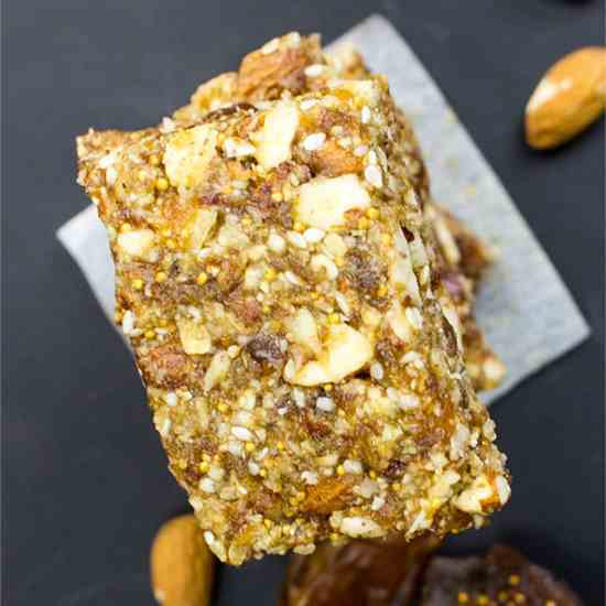 Raw Energy Bars - cut the junk