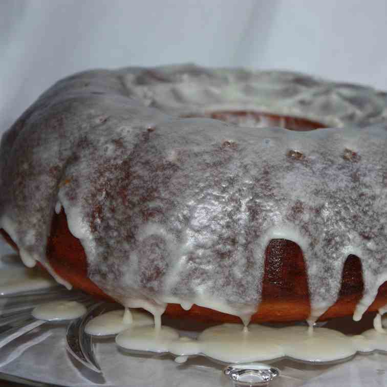 Triple Lemon Poke Cake