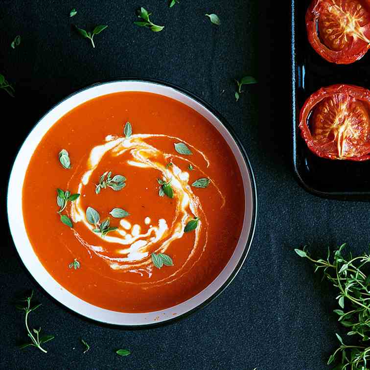 Homemade Roasted Tomato Soup