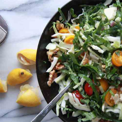 Kale Walnut Slaw