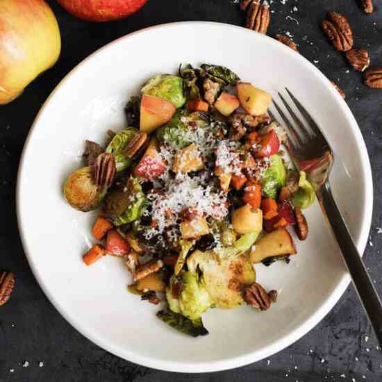 Pan Roasted Brussels Sprouts