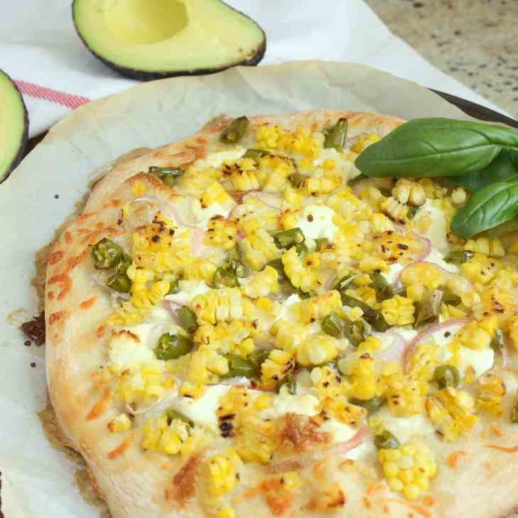 Corn - Pepper Pizza