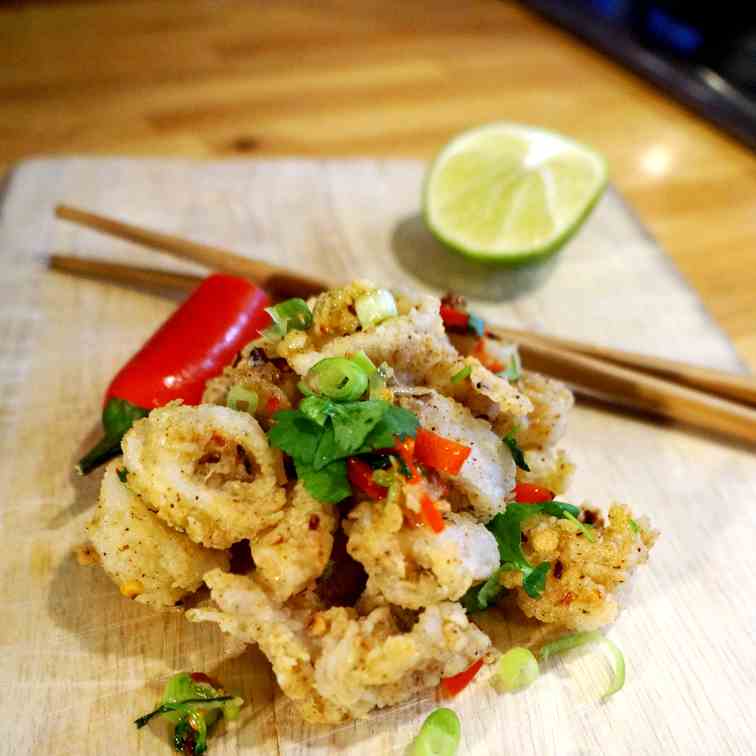 Deep Fried Calamari Asian Style
