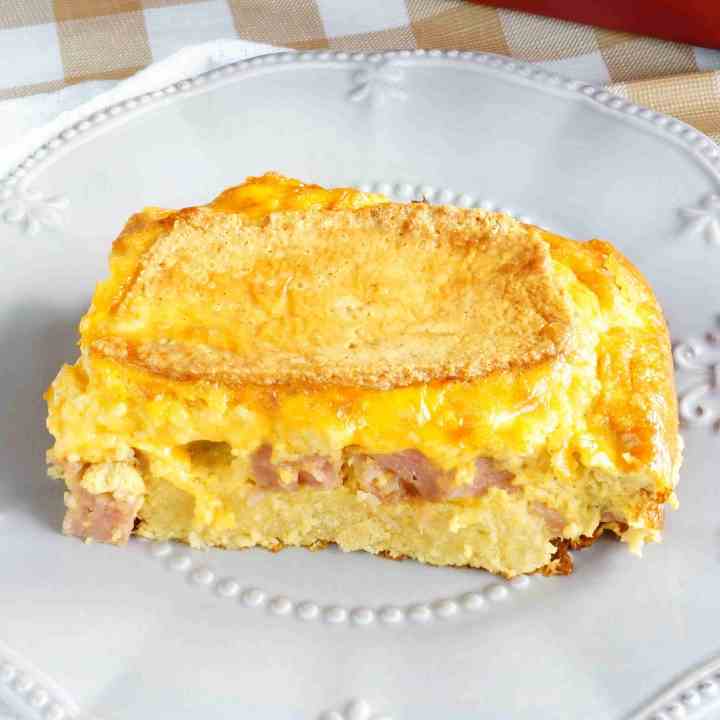 Ham and Cheese Strata