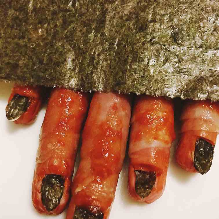 Halloween treats - Zombie fingers